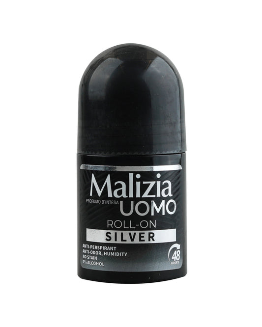 MALIZIA UOMO ROLL-ON SILVER 50ML