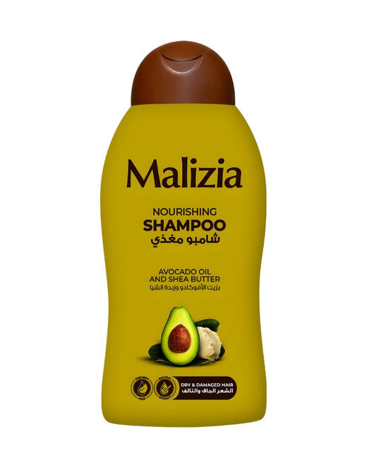 MALIZIA SHAMPOO AVOCADO OIL AND SHEA BUTTER FOR DRY AND DAMAGED HAIR 400ML