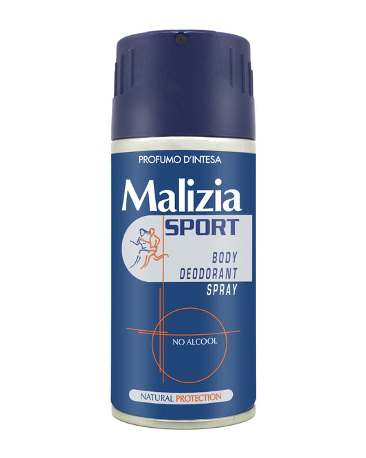 MALIZIA UNISEX DEODORANT SPORT NO ALCOHOL 150ML